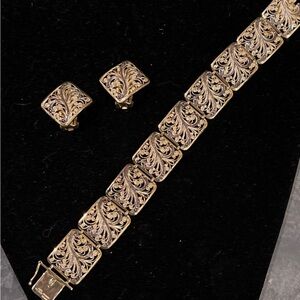 ALICE CAVINESS Bracelet Sterling Silver Bracelet & Earrings Germany